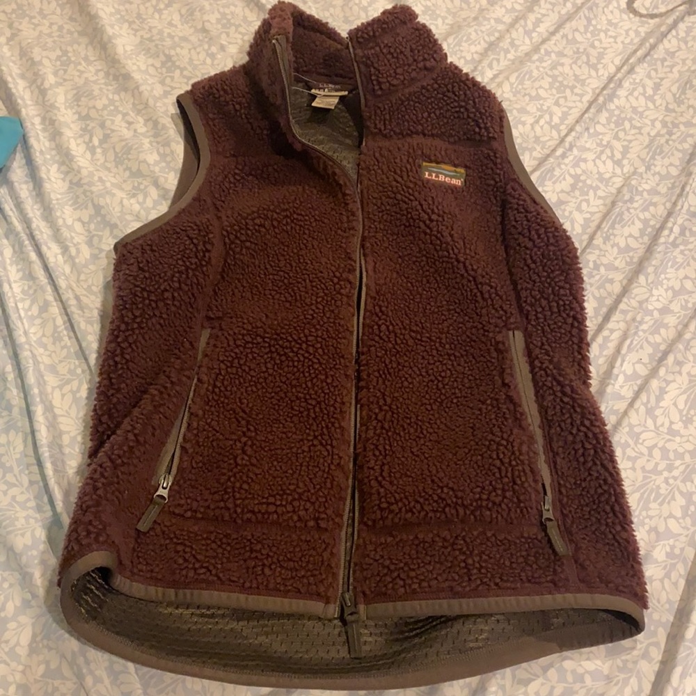 L.L. Bean Women's Mountain Pile Fleece Vest Size Small